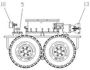 Anti-explosion wheel type inspection robot system