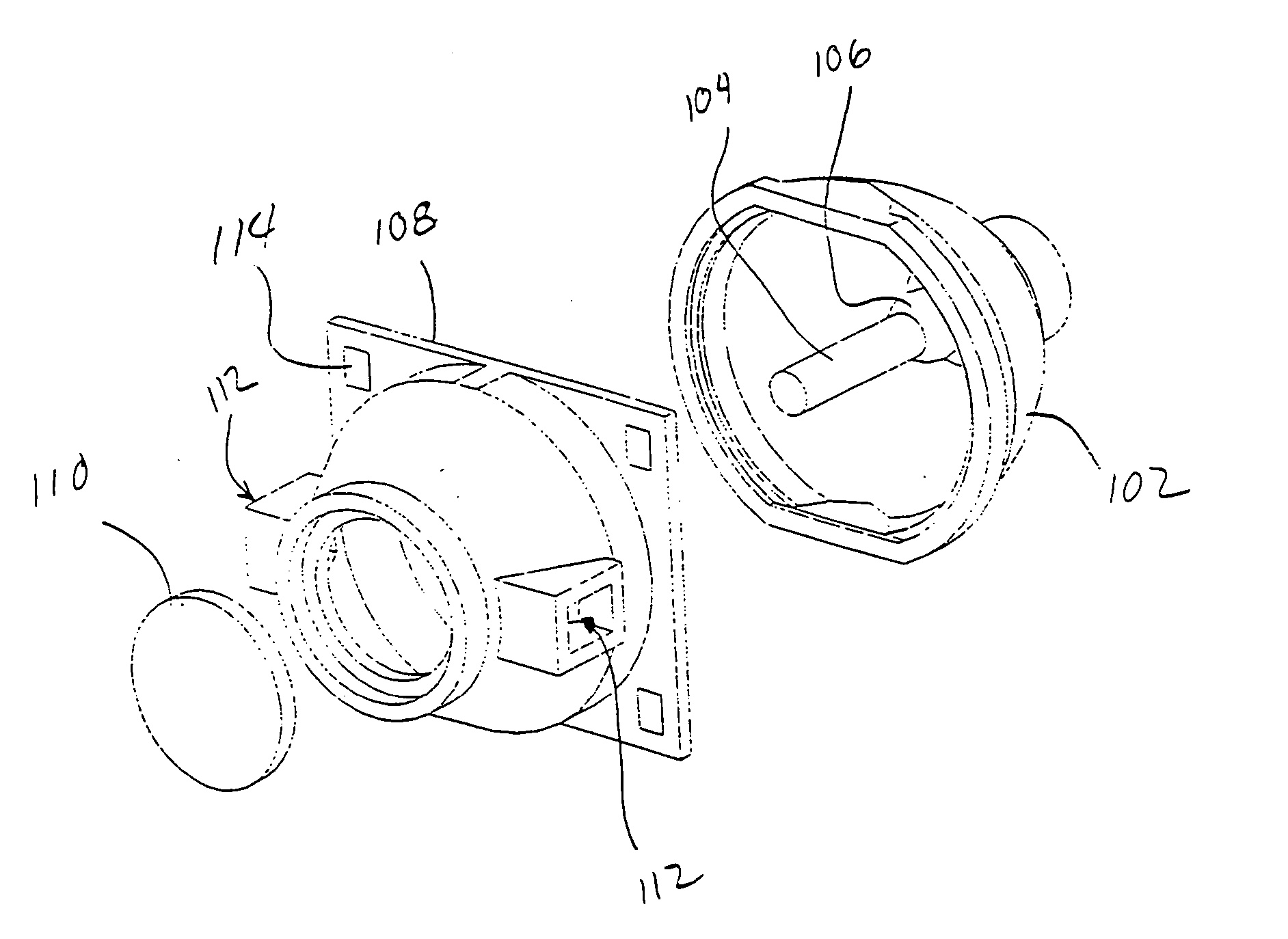 Lamp reflector assembly