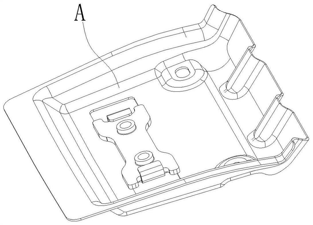 Bending device for nut plate hemming