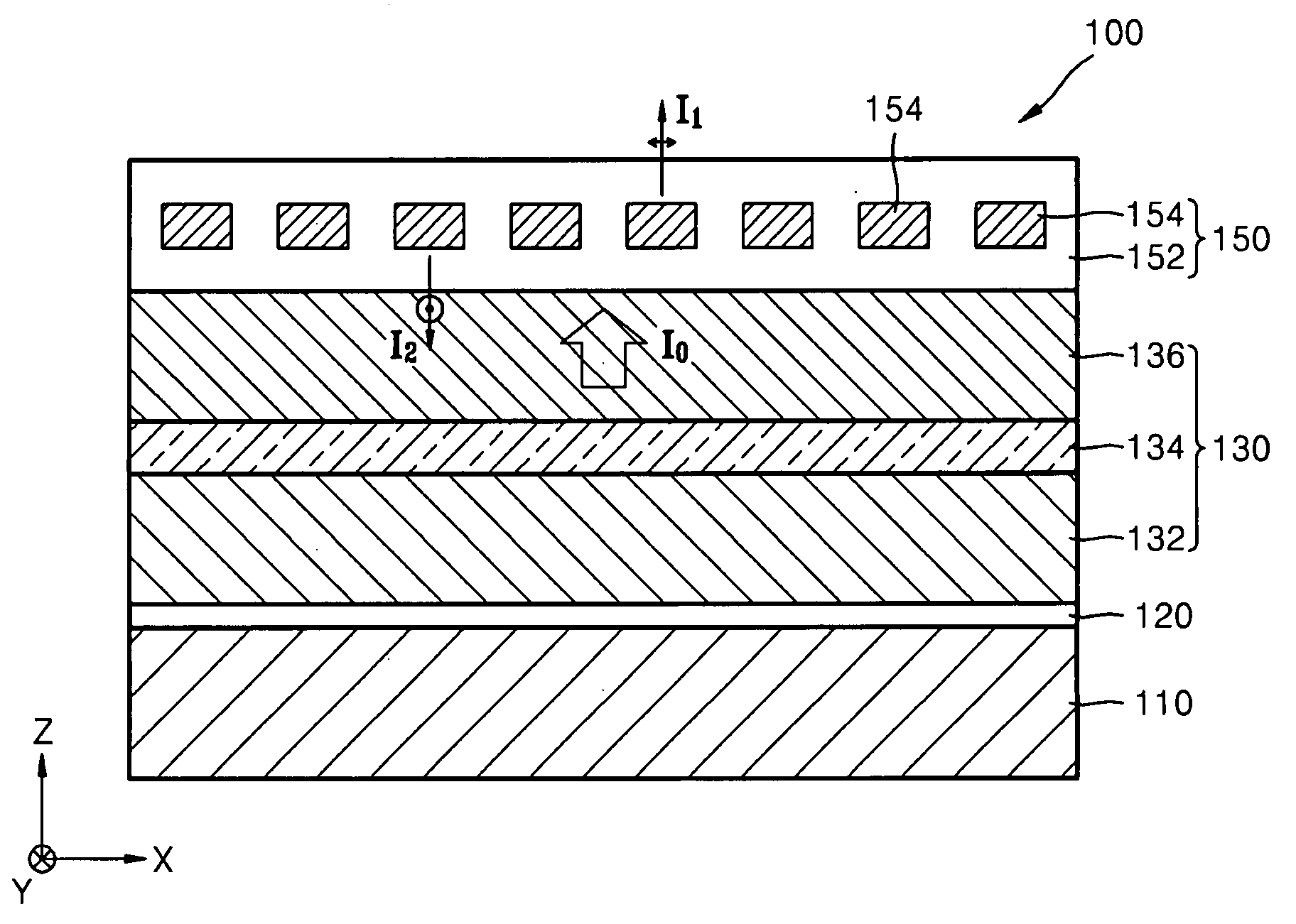 Polarized light emitting diode and method of forming the same