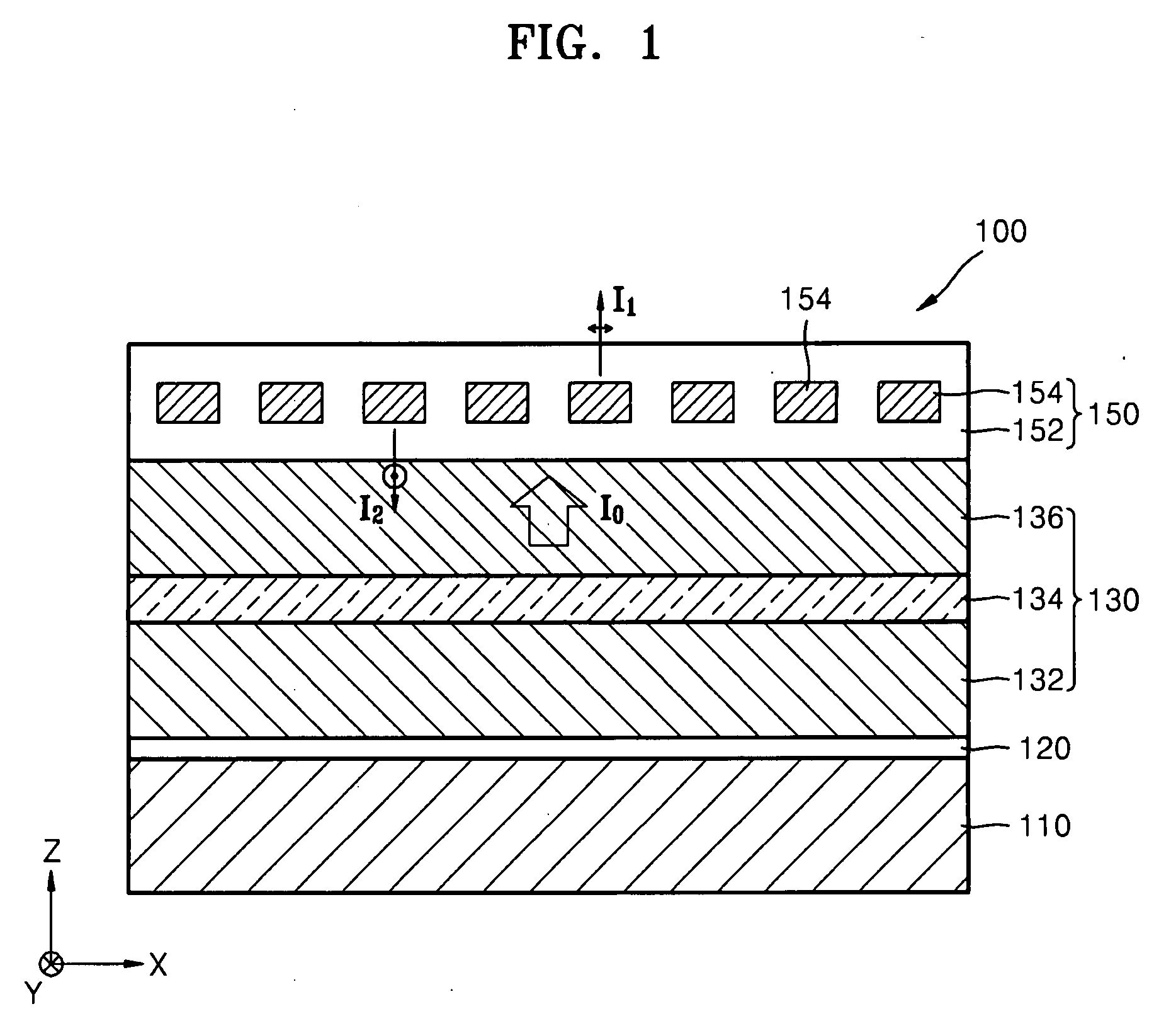 Polarized light emitting diode and method of forming the same