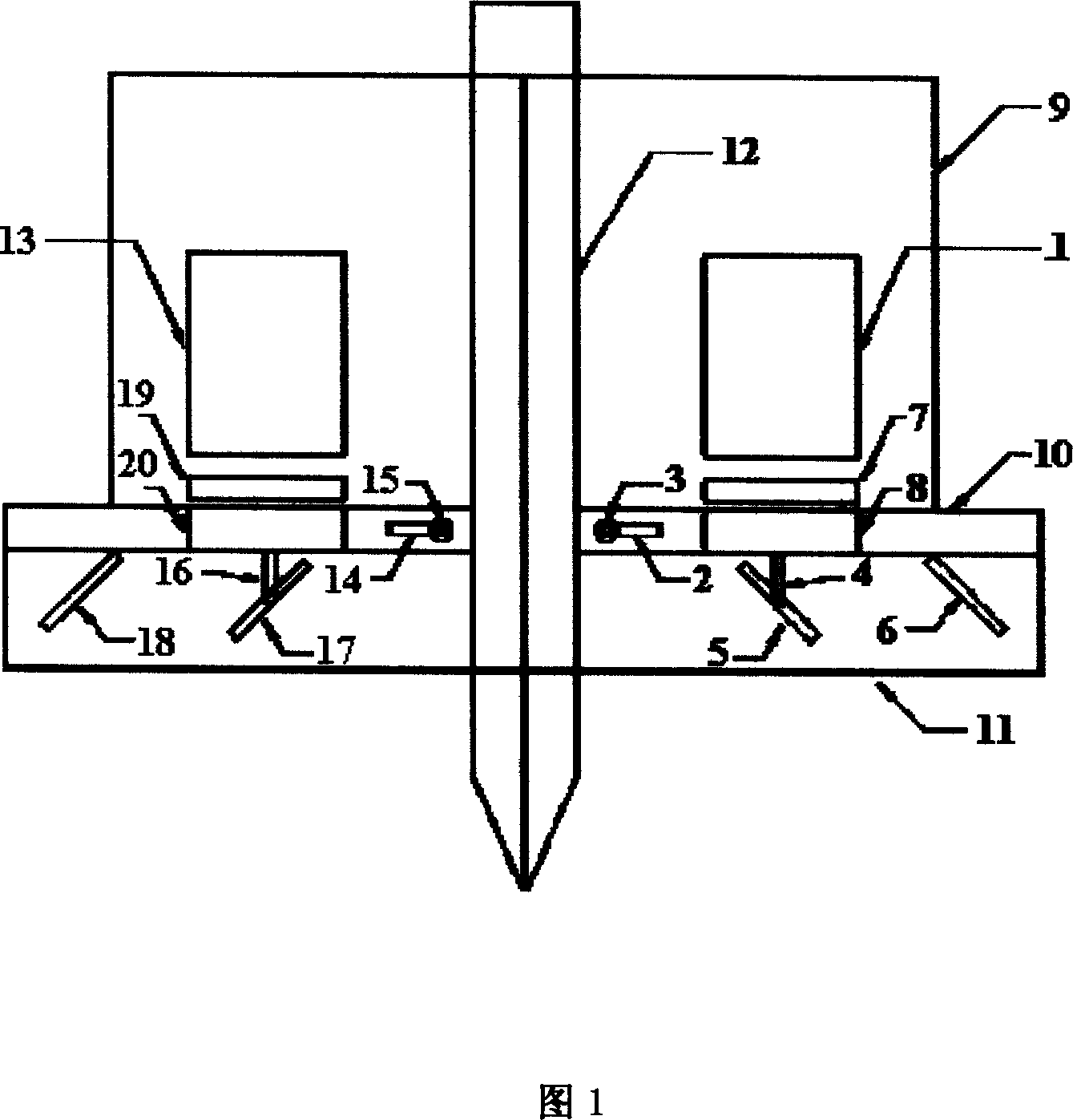 Welding robot multifunctional double-eye visual sensor and calibration method thereof