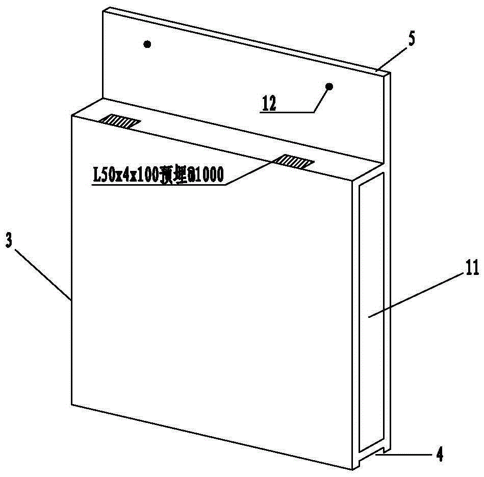 Embedded steel structure assembling residence