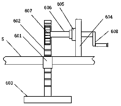 Convenient black tea brick pressing machine