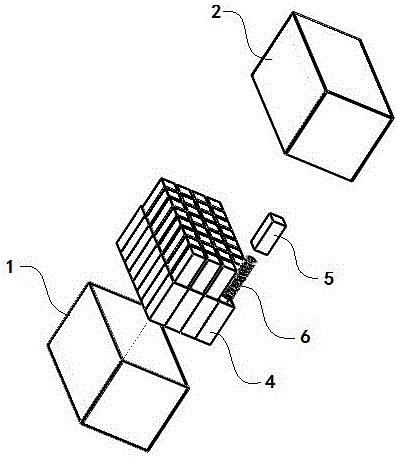 Express box with compression-resisting and shock-absorbing functions