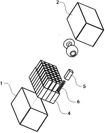 Express box with compression-resisting and shock-absorbing functions