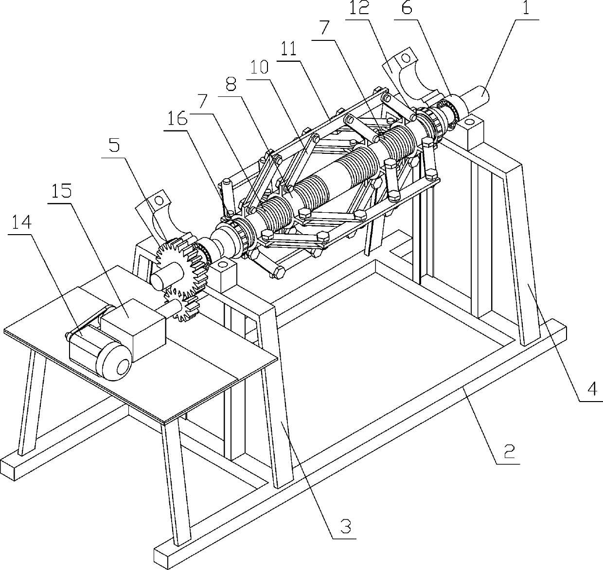 Discharging device of stainless steel strips or coils