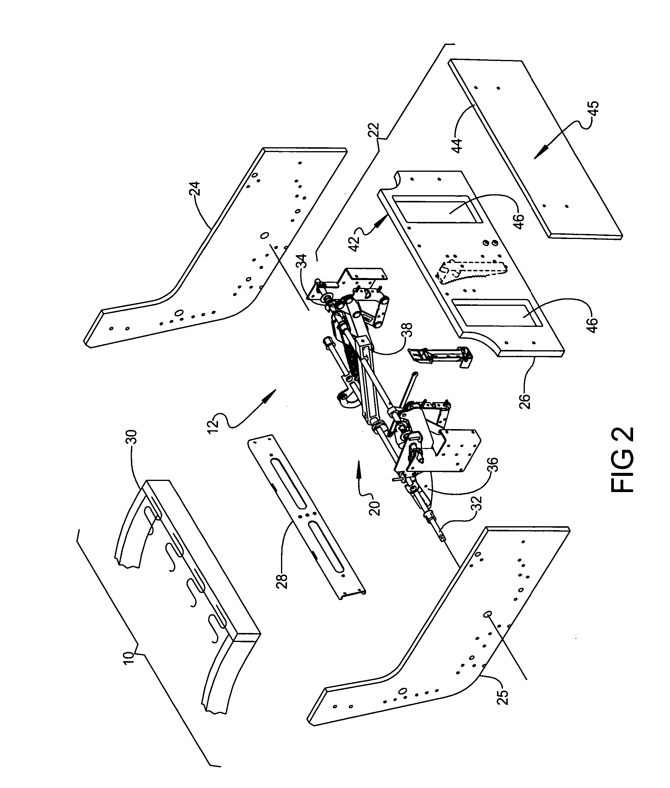 Foldable pawl and ratchet assembly