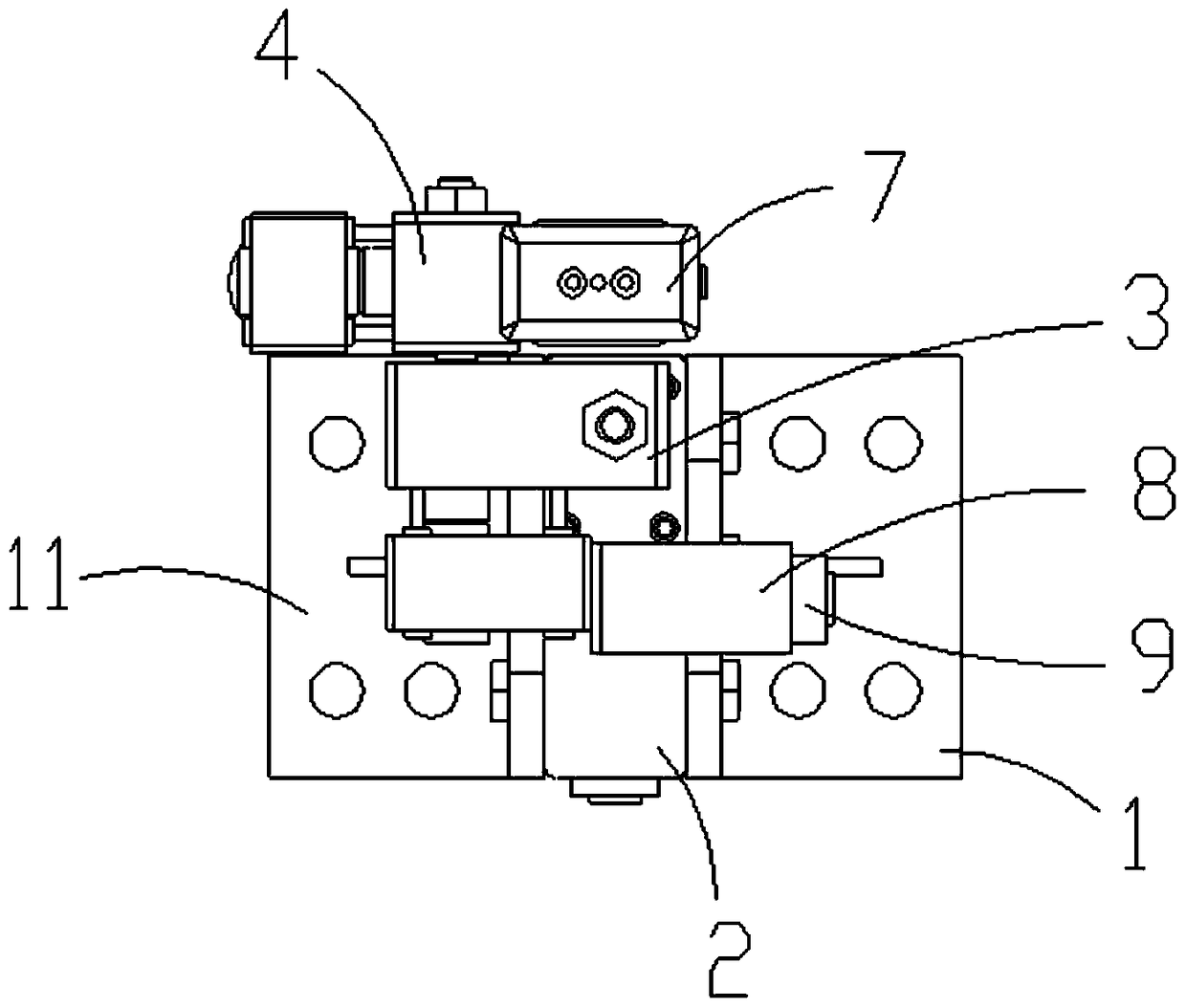 A three-axis electric pan/tilt