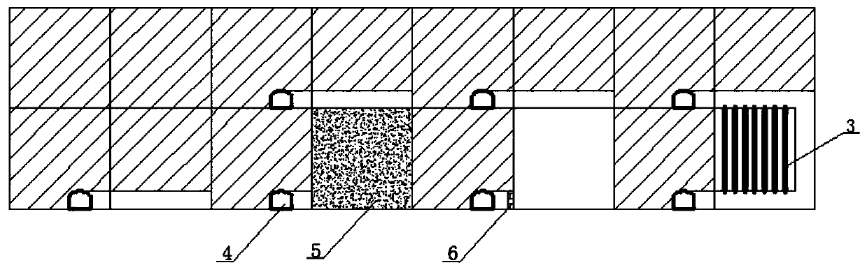 Underground mining method for gently-inclined medium-thick or thick phosphorus ore bodies