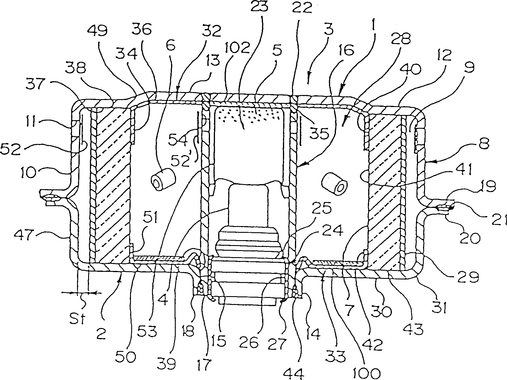 Cushion for air bag gas generator