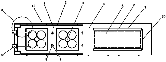 RF antenna with protection structure