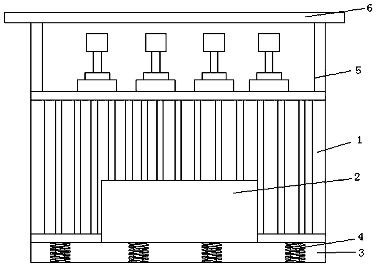 Transformer with high waterproof performance and heat dissipation performance