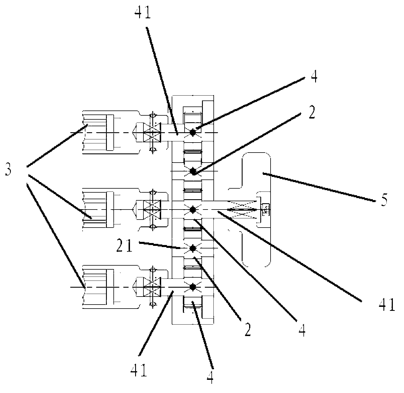 Tire fast pretightening device for passenger car