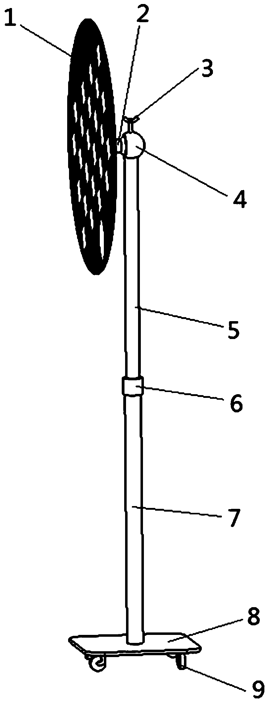 Outer parameter calibration device and calibration method of laser radar and visual camera