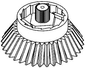 Prawn intestinal tract extracting machine using self-made special gear as transmission device and capable of keeping completeness of prawns