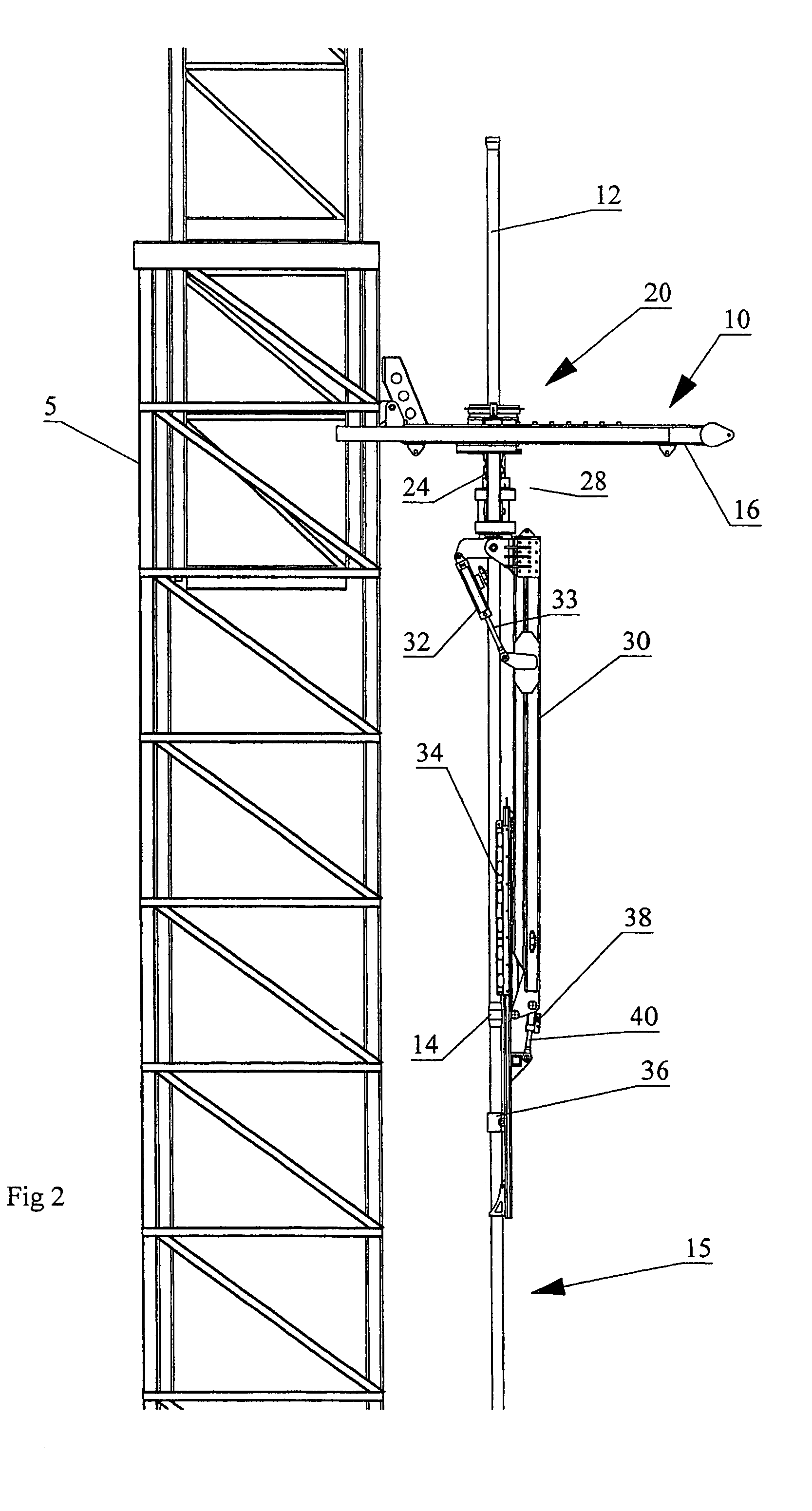 Apparatus for handling and racking pipes