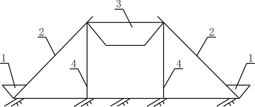 Method for processing soft soil foundation with environment-friendly light pile