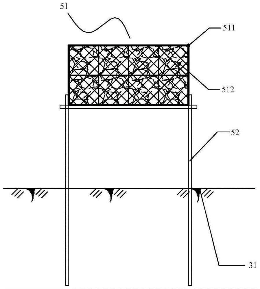 Water quality processing system of diversion and drainage river channel