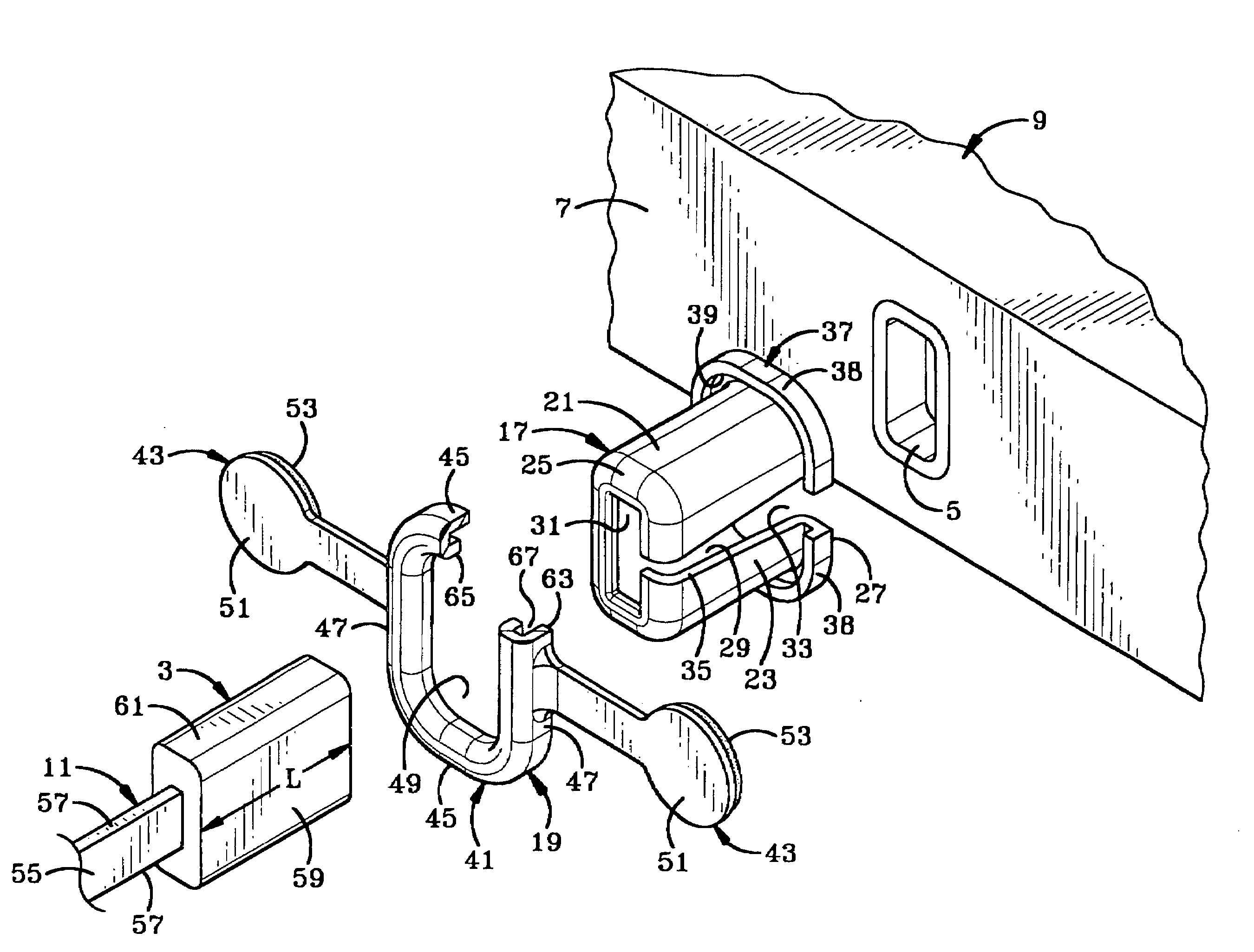 Cable attachment device