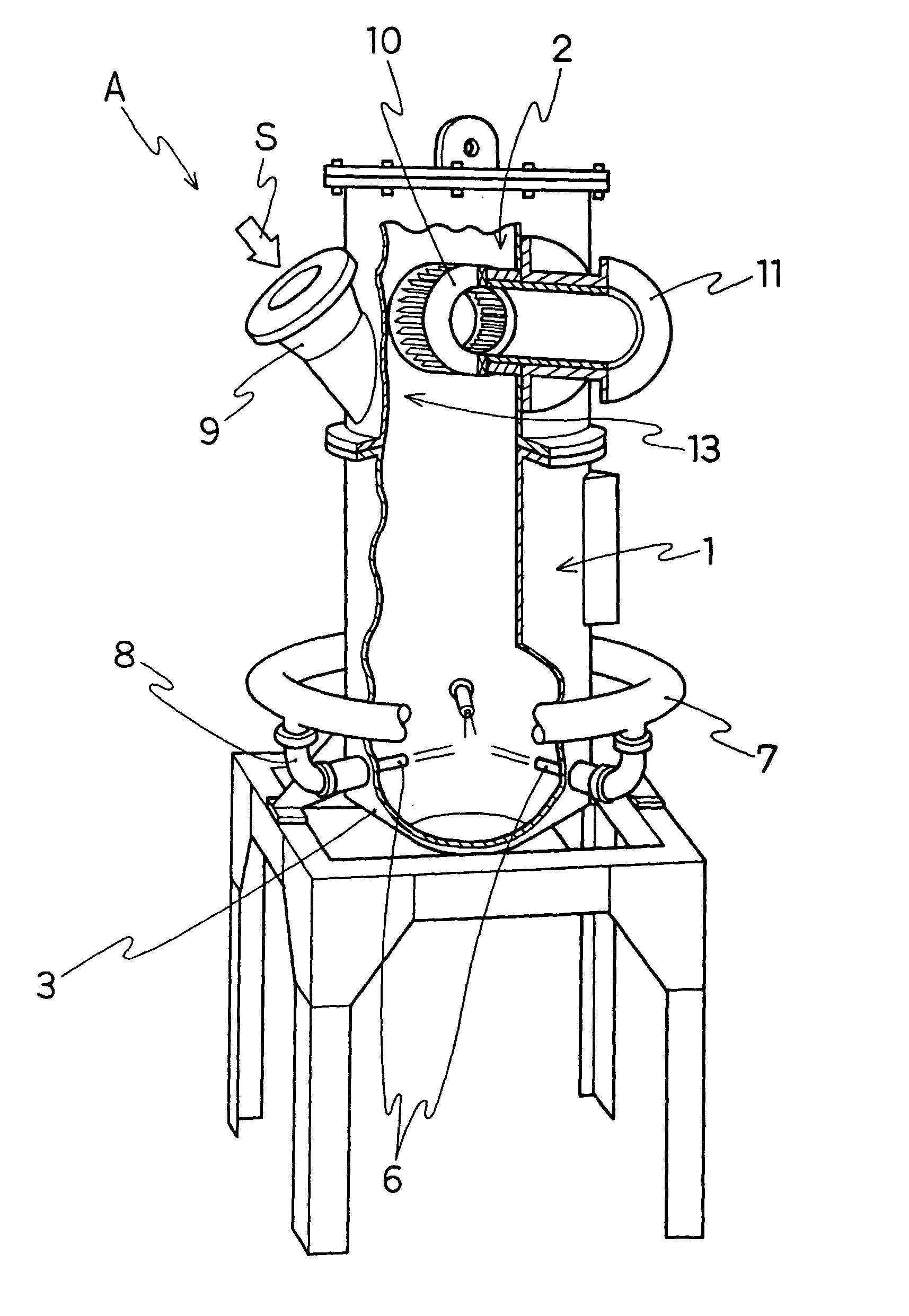 Method and device for producing ground resin particles