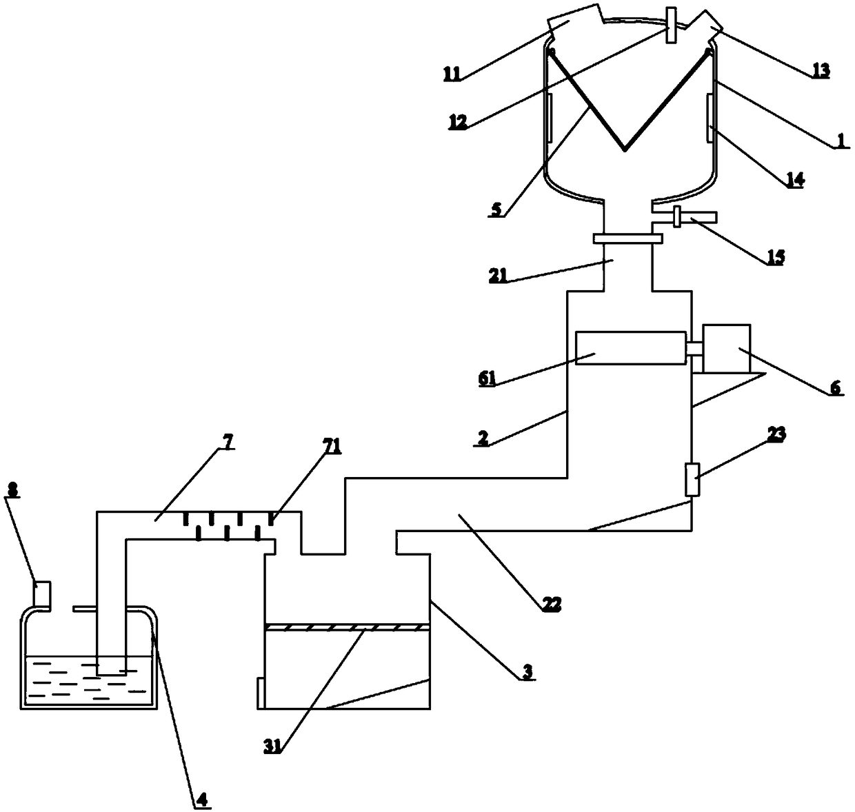 Infectious medical waste treatment system