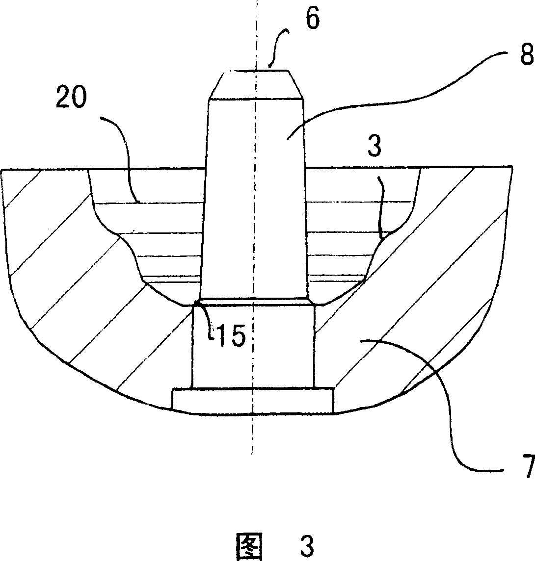 Pressure pipe with formed connecting head