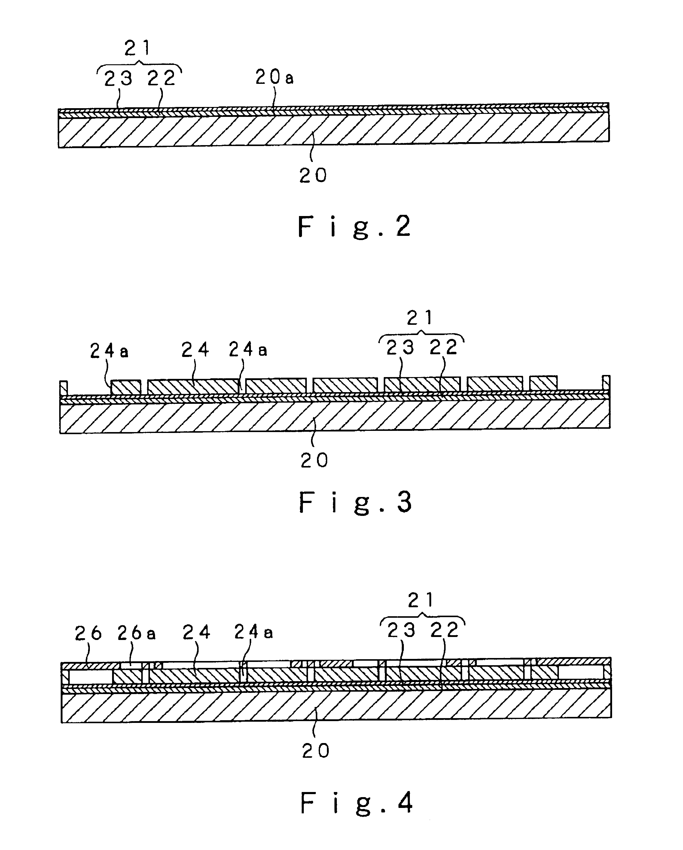 Method for producing a multi-chip circuit module including a multi-layered wiring section utilizing a via-on-via structure