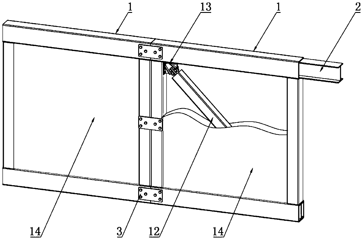 An anti-seismic prefabricated wall and its construction method