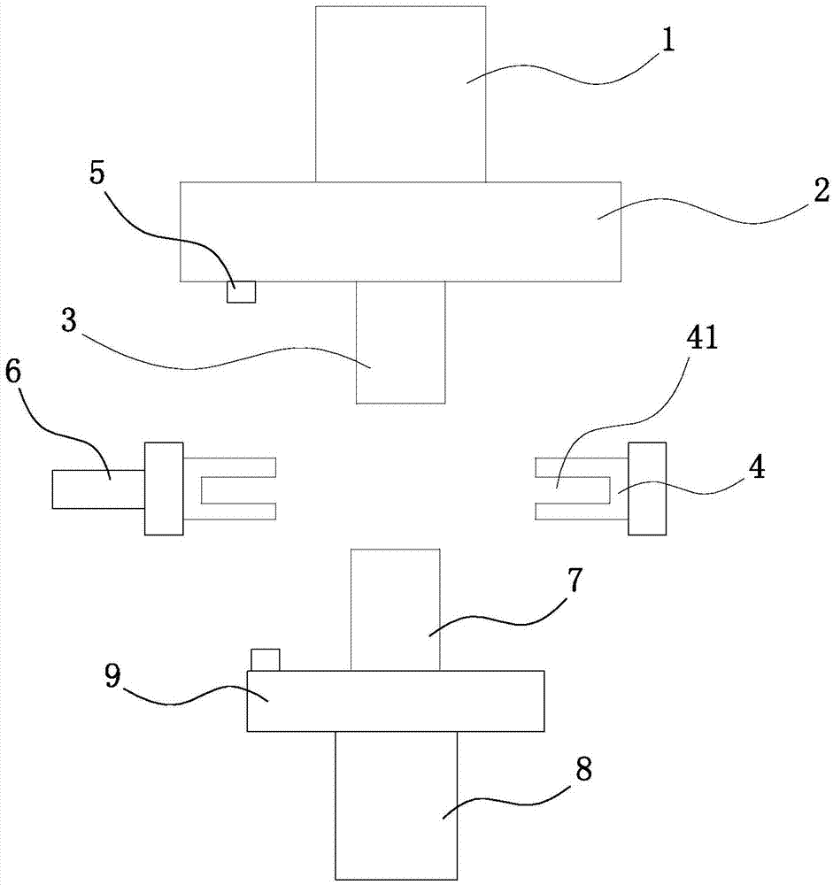 Metal plate two-sided punching device