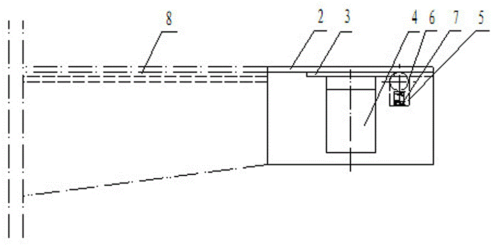 Plastic tray buckle locating device of full-automatic carton lifting handle eyeleting machine