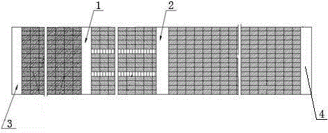 Castable kiln structure of cylindrical heat rotary equipment