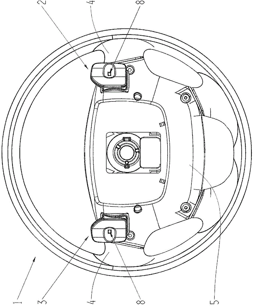 Detection of vital parameters by means of an optical sensor on the steering wheel