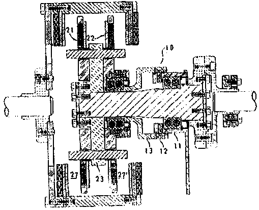 Permanent magnet governor with lever air gap adjustment device