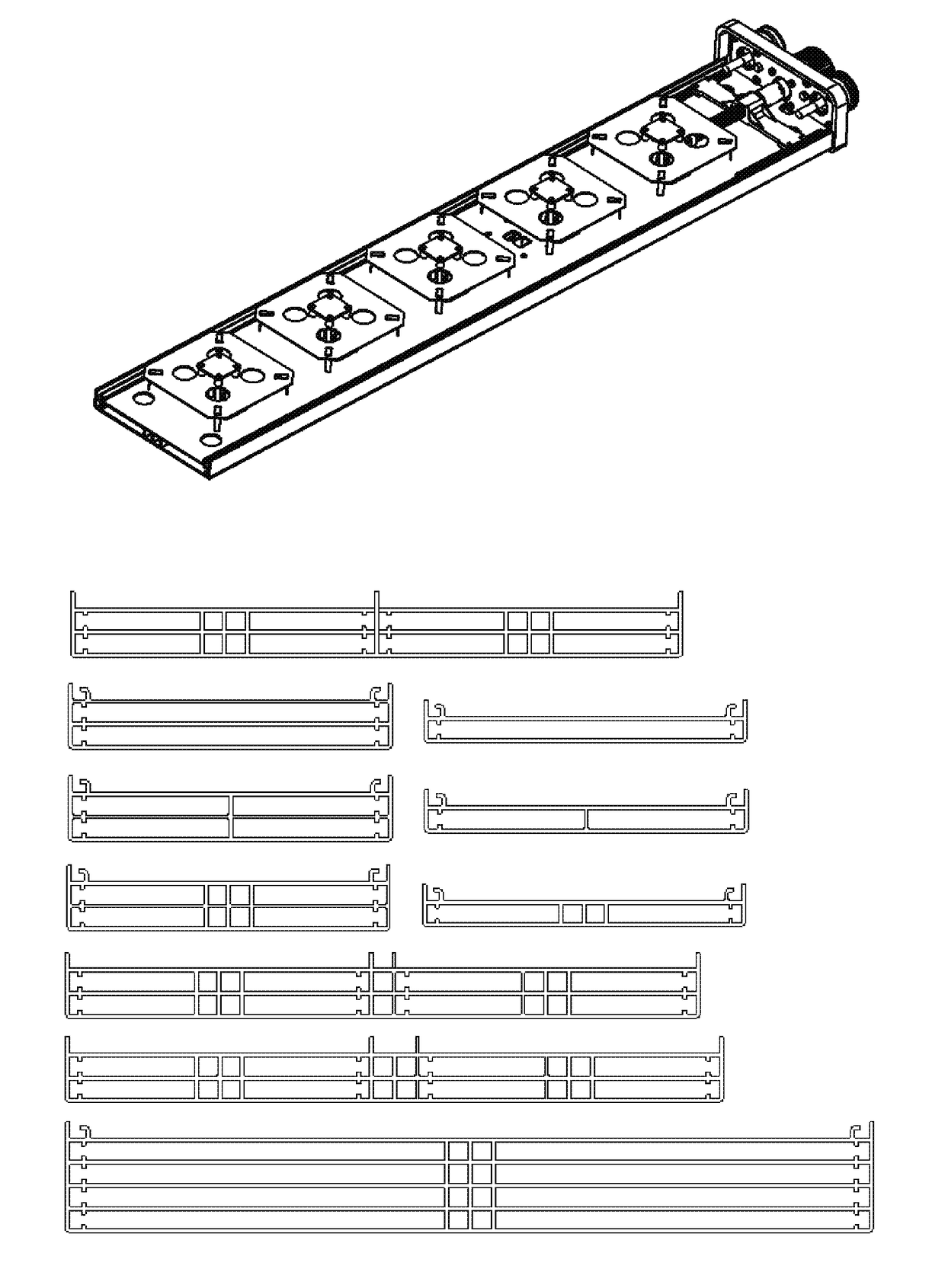 Baffle board for base station antenna and base station antenna array structure