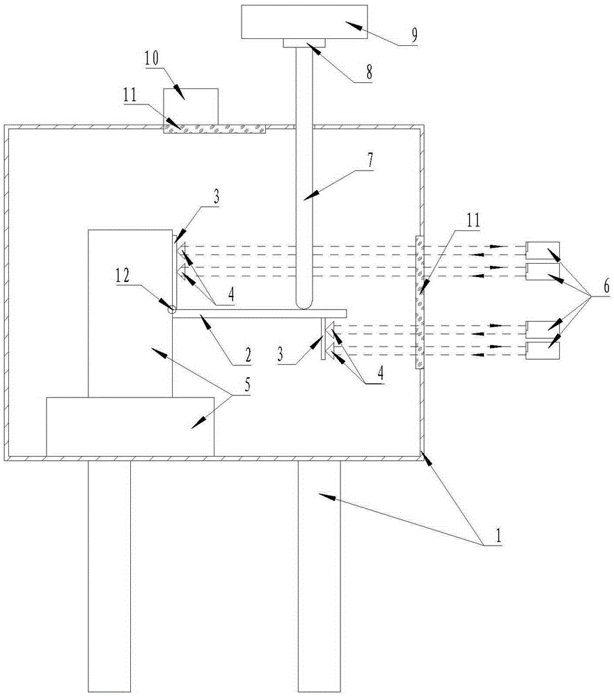 Test method and device for bending stiffness in high and low temperature environment