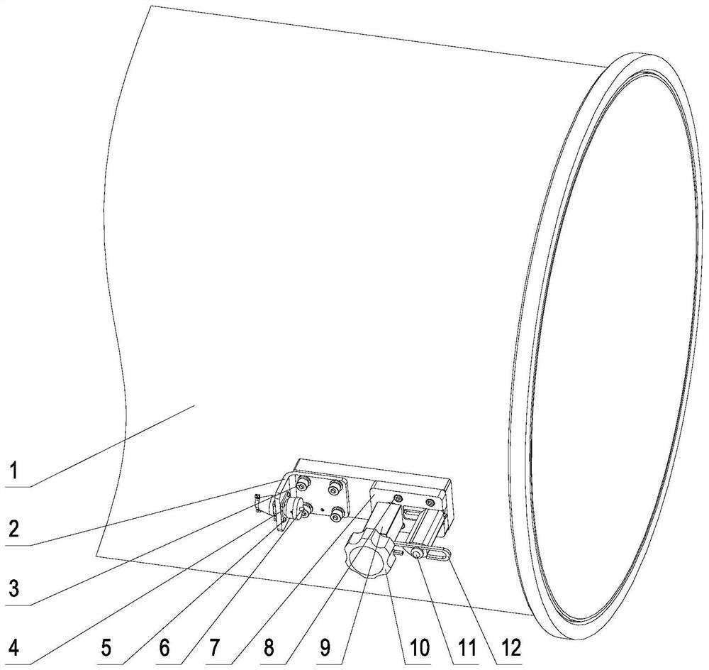 Autonomous firing line shearing device