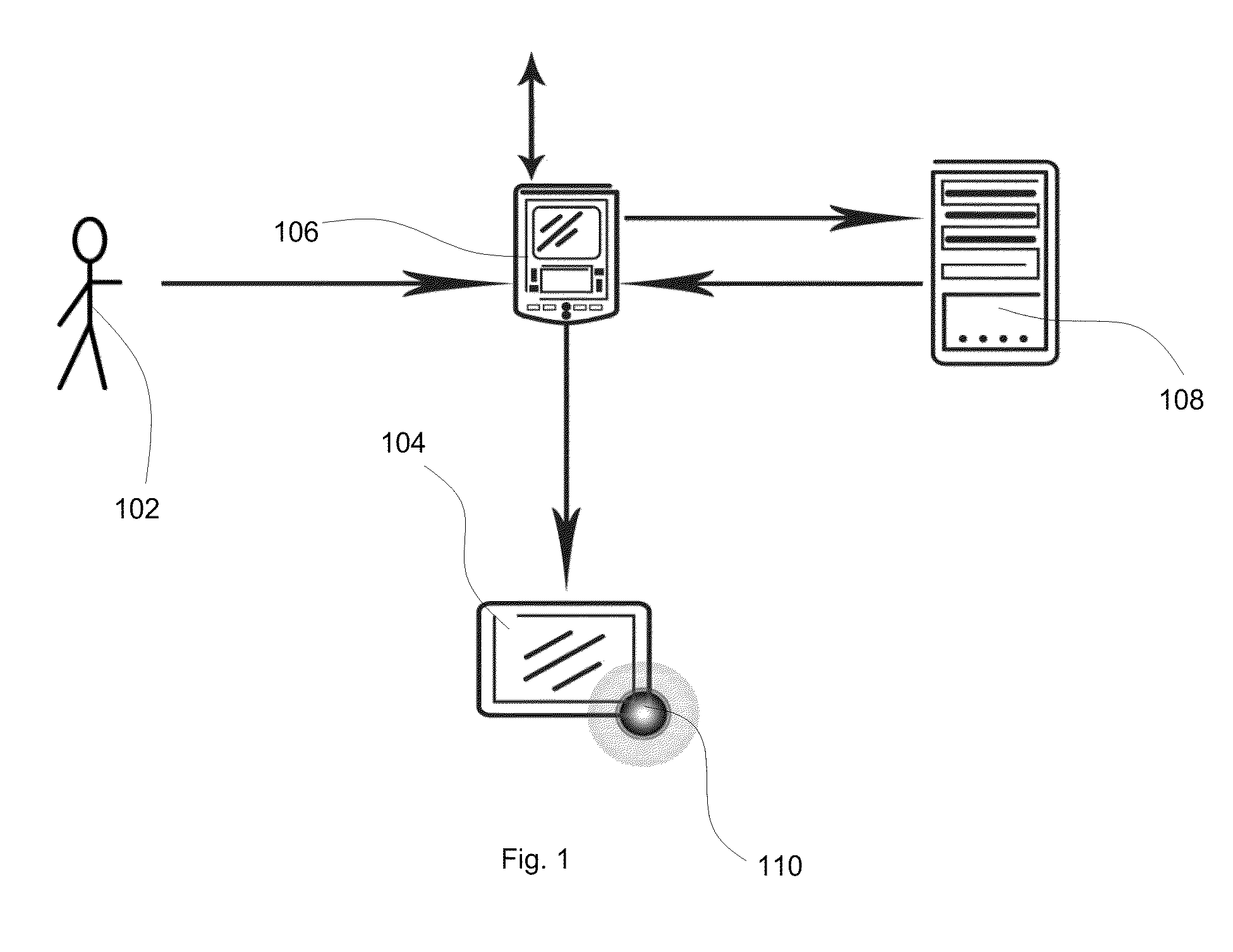 Method and system of payment for parking using a smart device