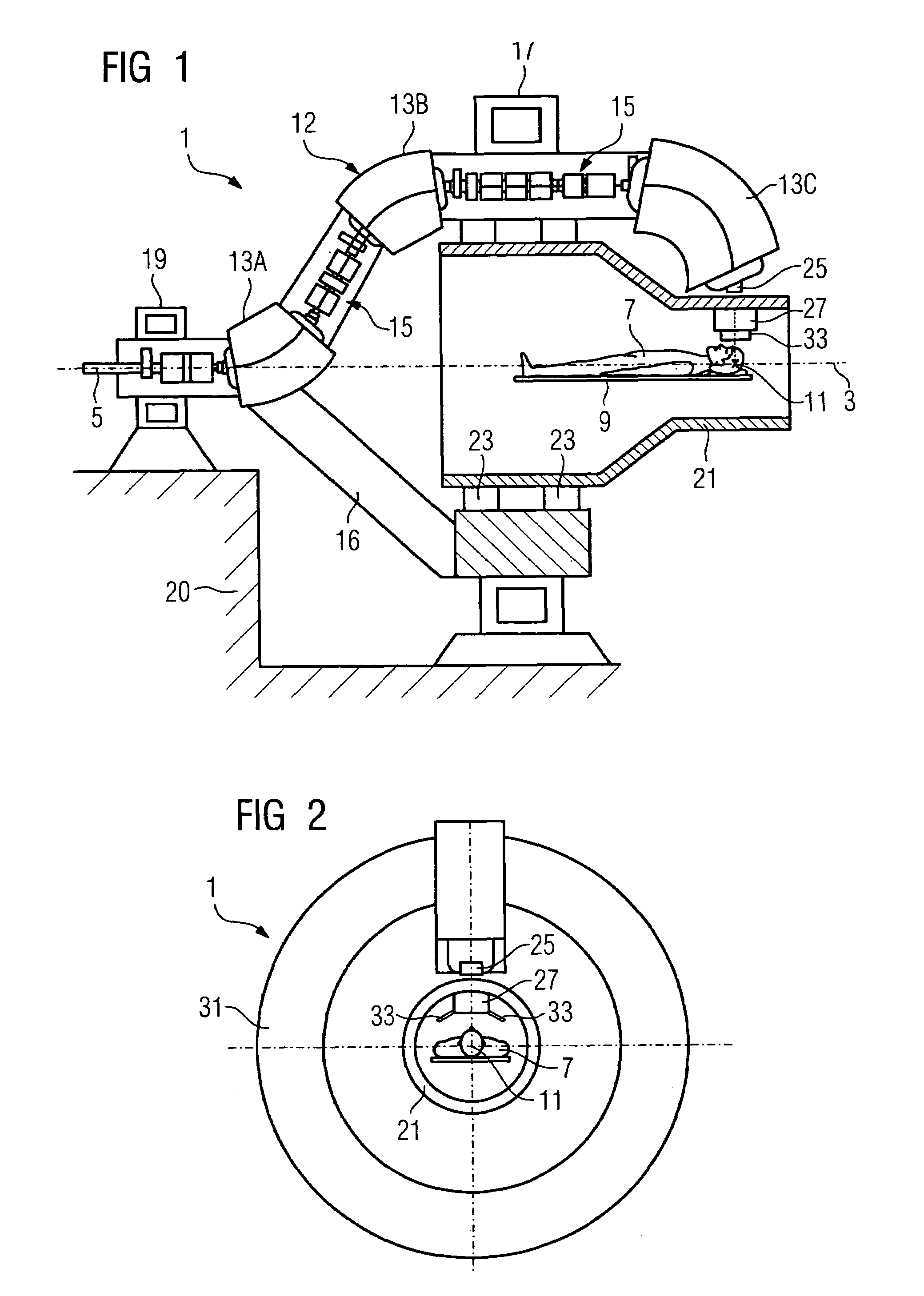 Gantry system for a particle therapy facility