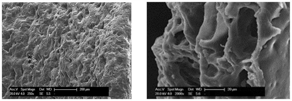 Double-network hydrogel film with single-side hydrophobicity and preparation method thereof