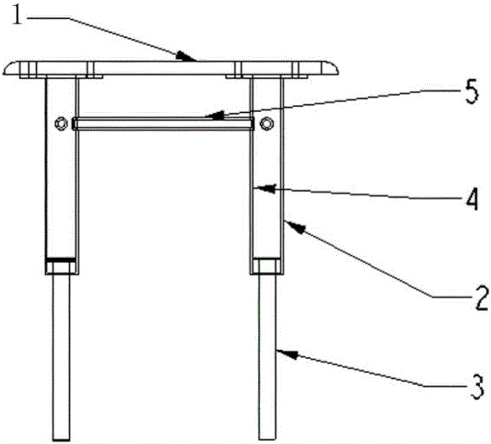 Hydraulic leveling chair capable of automatically leveling