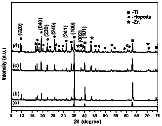 Method for preparing zinc phosphate conversion coating on surface of titanium