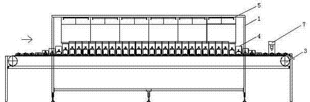 Online lamp inspection line for visible foreign matters