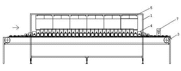 Online lamp inspection line for visible foreign matters