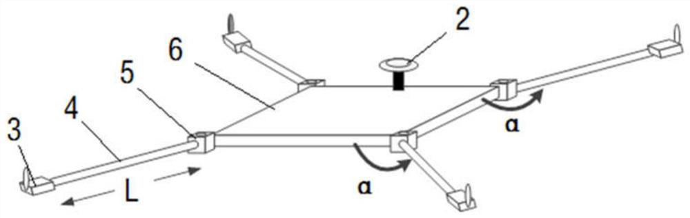 Portable unmanned aerial vehicle mobile platform autonomous take-off and landing guiding system and method