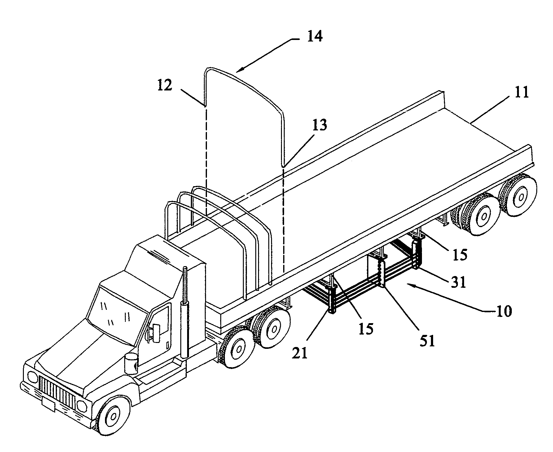 Tarp bow storing apparatus