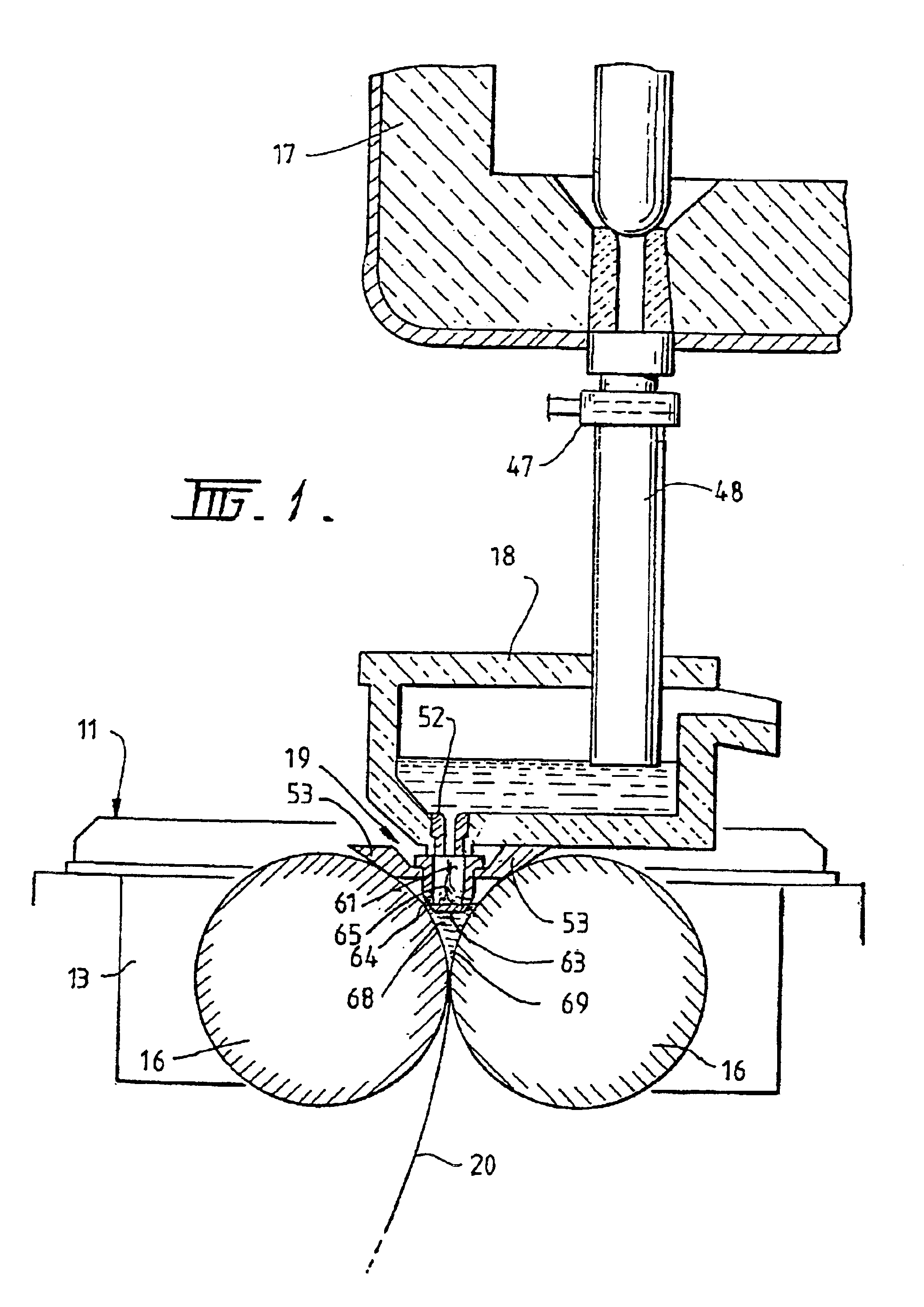 Strip casting apparatus