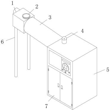 Intelligent environment-friendly dry-wet separation device with feeding structure