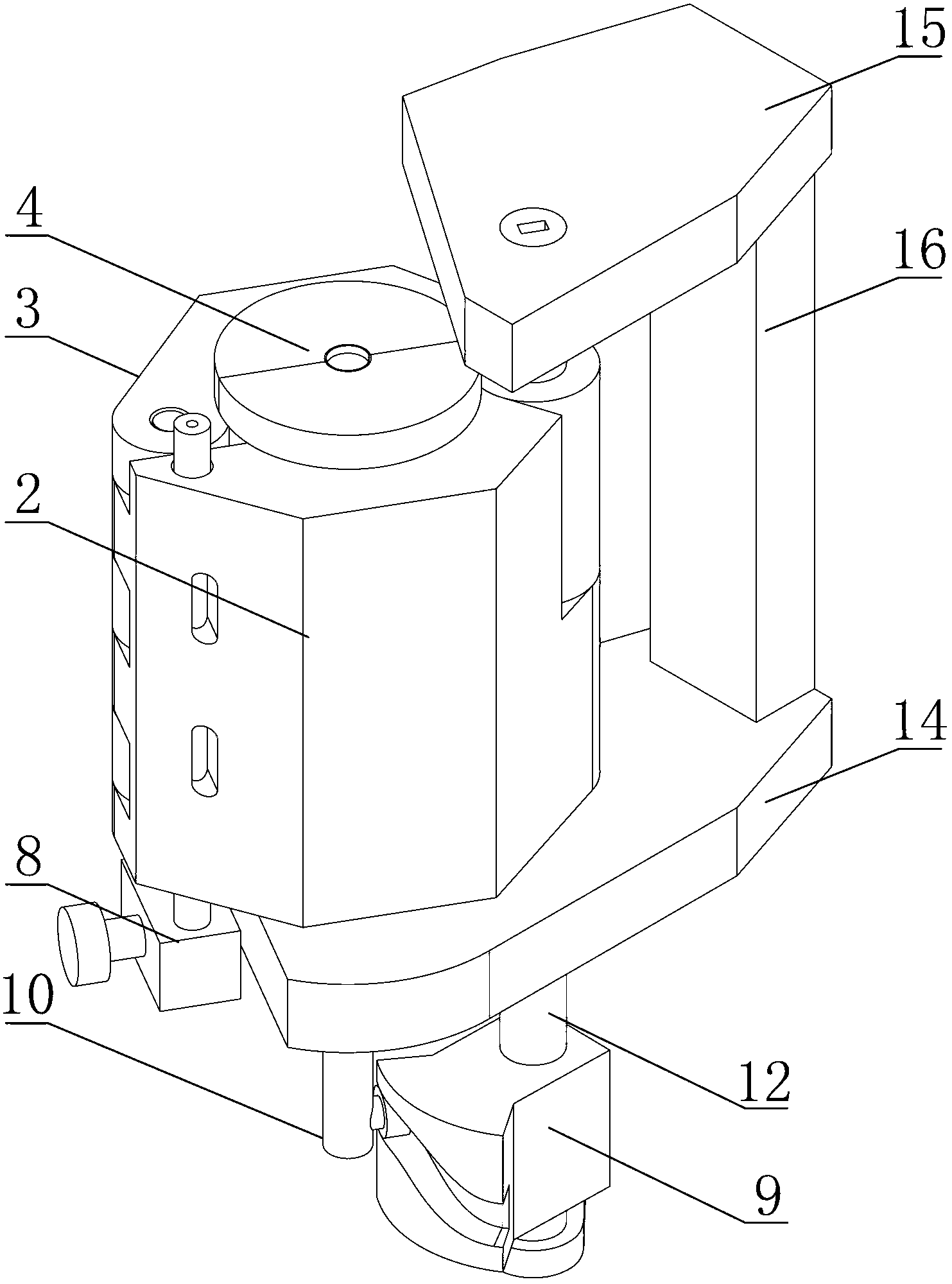 Bottle blowing machine