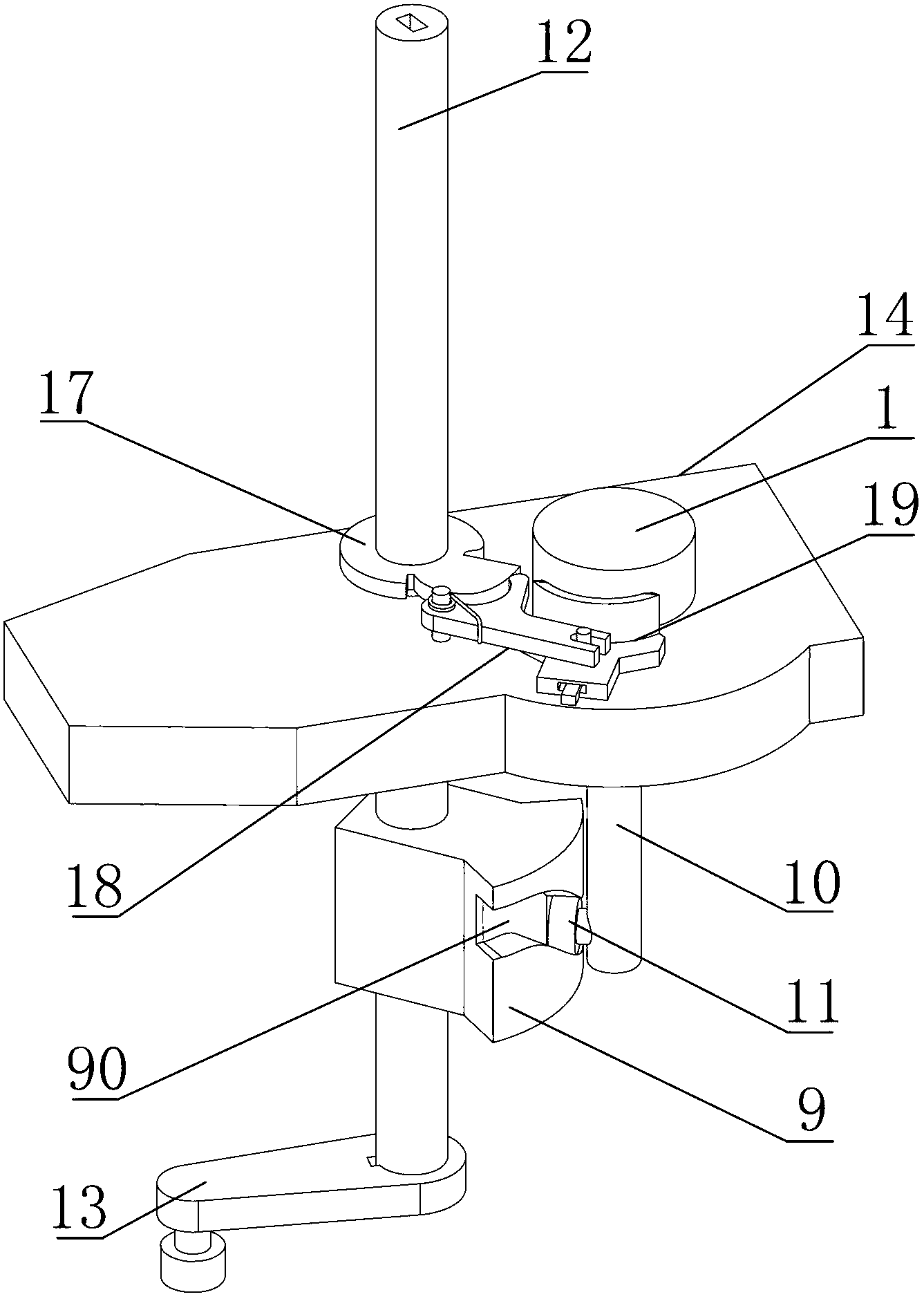 Bottle blowing machine